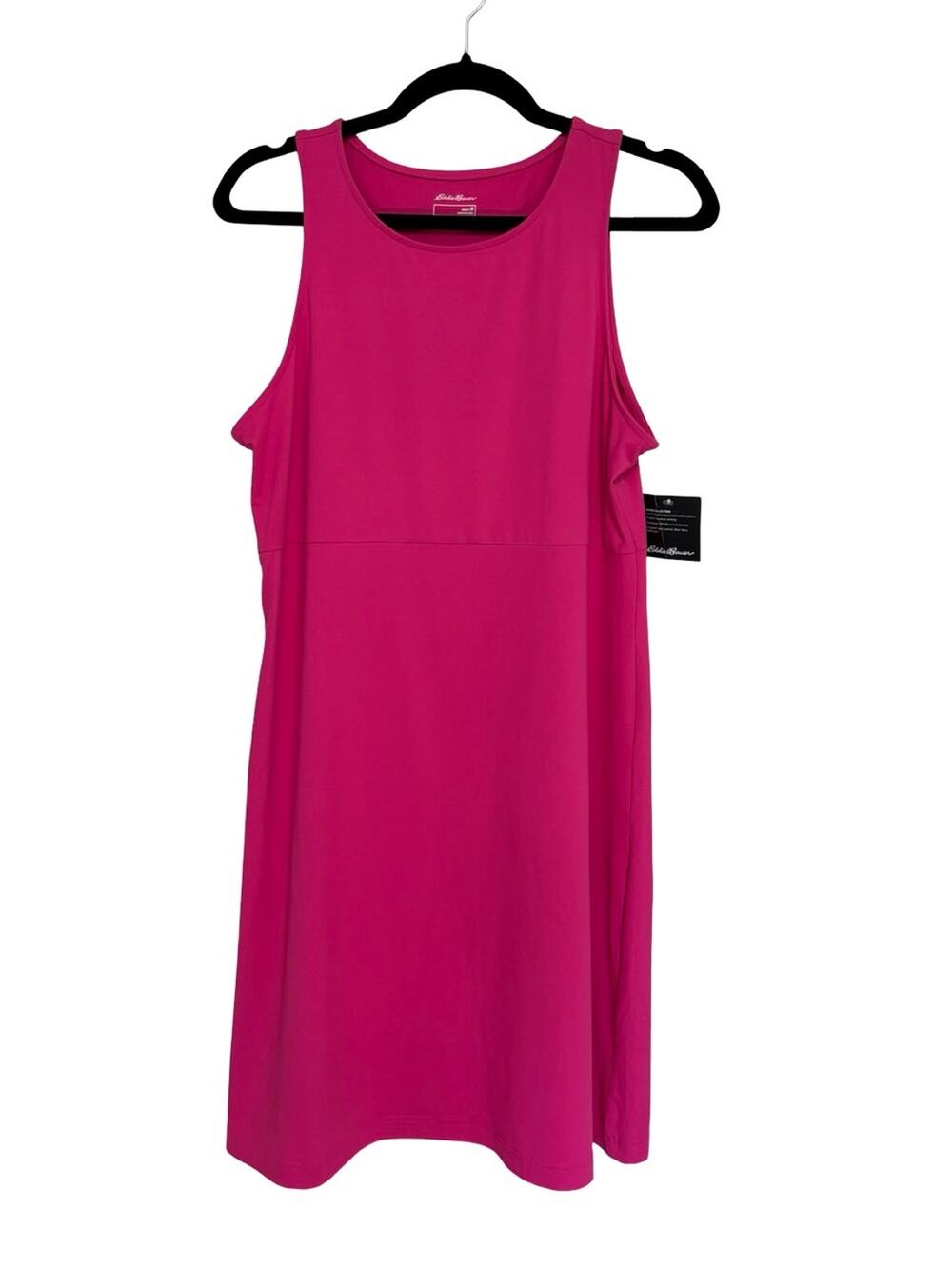 NEW Eddie Bauer Aster Sleeveless Empire Waist Dress in Lava Pink - Size M
